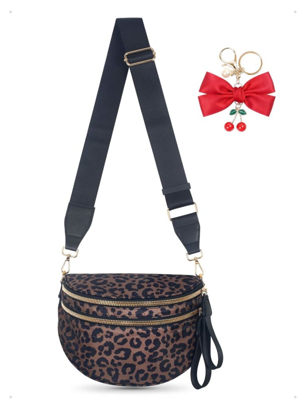 Nylon Crossbody Bum Bag Fanny Pack Waist Pack Travel Sling